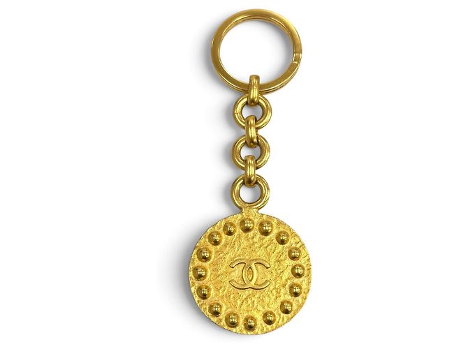 Timeless Portachiavi Chanel Vintage 97A Coco Mark D'oro