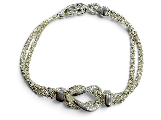Tiffany & Co Bracciale con charm Tiffany Vintage Double Glove Argento