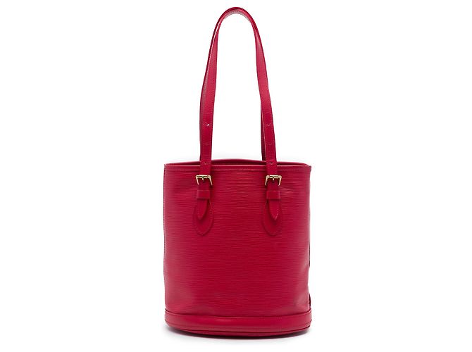 Louis Vuitton Red Epi Bucket PM Rouge