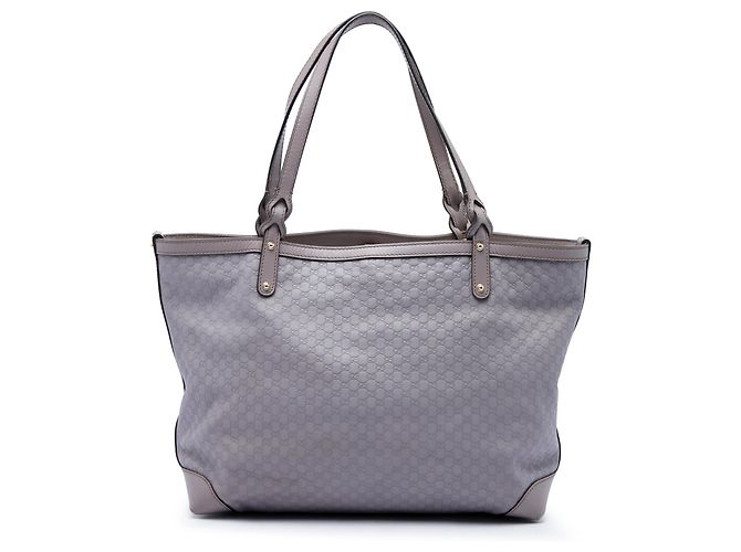 Gucci Purple Medium Microguccissima Craft Tote Roxo