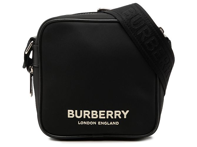 Borsa a tracolla Burberry Paddy in nylon nero