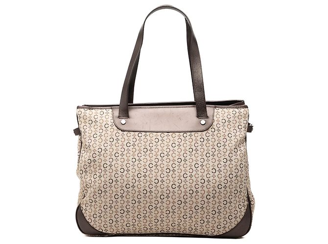 Céline Borsa Tote Celine Beige C Macadam Canvas