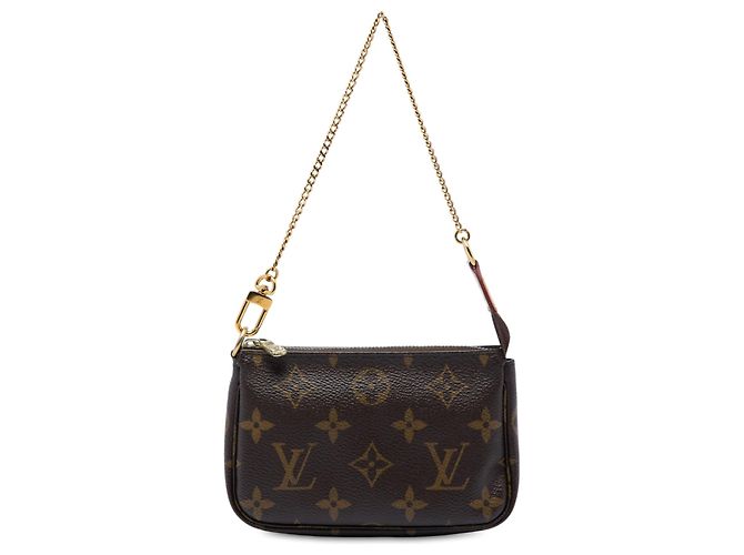 Louis Vuitton Brown Monogram Mini Pochette Accessoires Braun