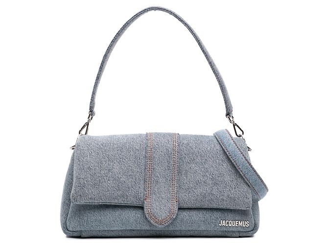 Bolsa Jacquemus Le Bambimou em denim azul