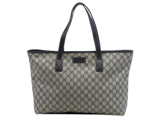 Gucci Beige Medium GG Supreme Tote