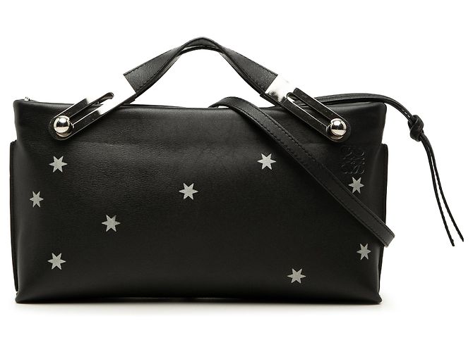 Bolsa Missy Satchel LOEWE em couro preto Small com estrelas