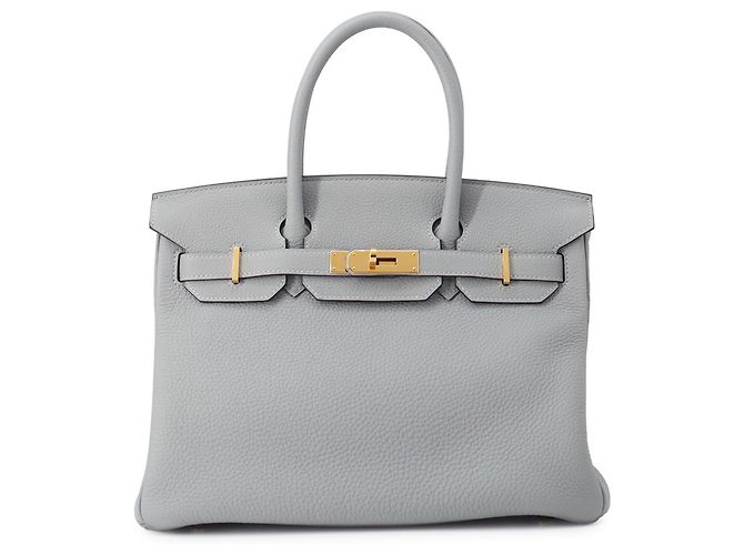 Hermès Sac à main Hermes Birkin 30 Blue Glacier