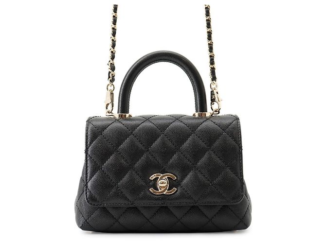 Borsa a mano Chanel Matelassé Nera Nero