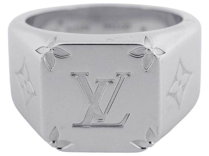 Louis Vuitton Siegelring für Herren Silber