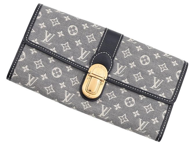 Sarah Louis Vuitton Monogram Idylle Long Wallet Black