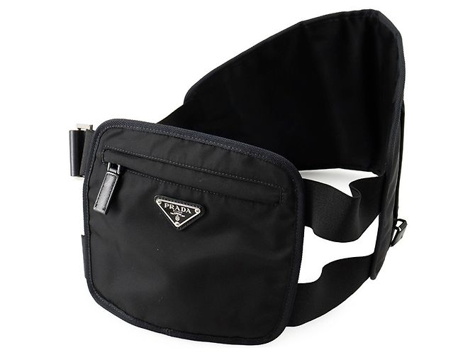 Prada Body Bag Triangle Security Pouch Nero