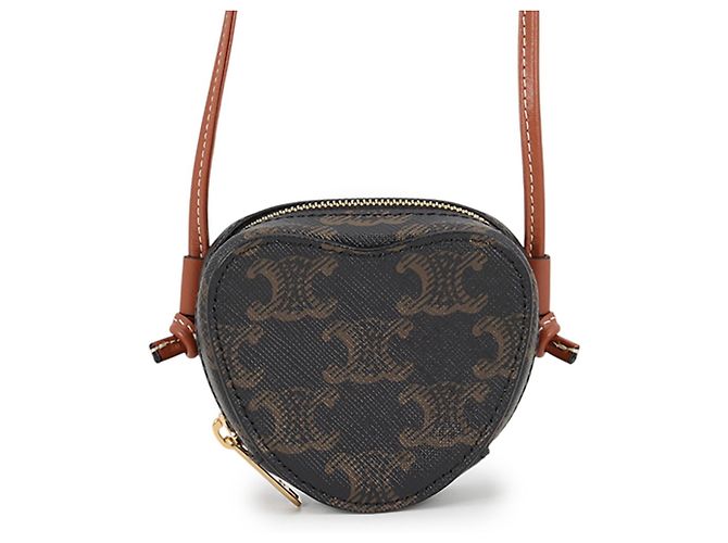 Céline Celine Triomphe Micro Heart Shoulder Pouch
