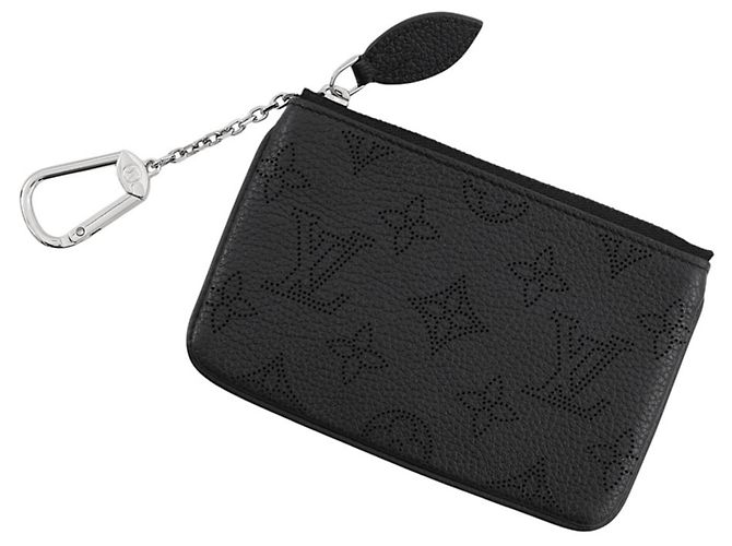 Louis Vuitton Mahina Coin Case Black