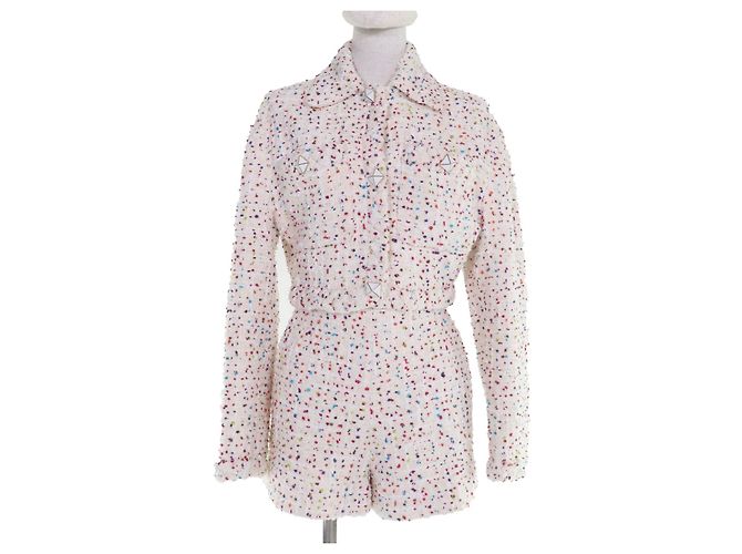 Conjunto de dos piezas de tweed Valentino Multicolor