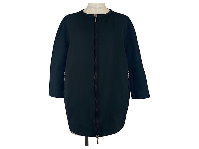 Abrigo de plumón de algodón Moncler LIGNEVILLE Negro