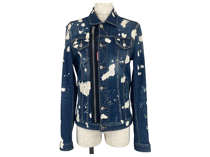 Autre Marque Giacca in cotone denim DSQUARED2 Blu