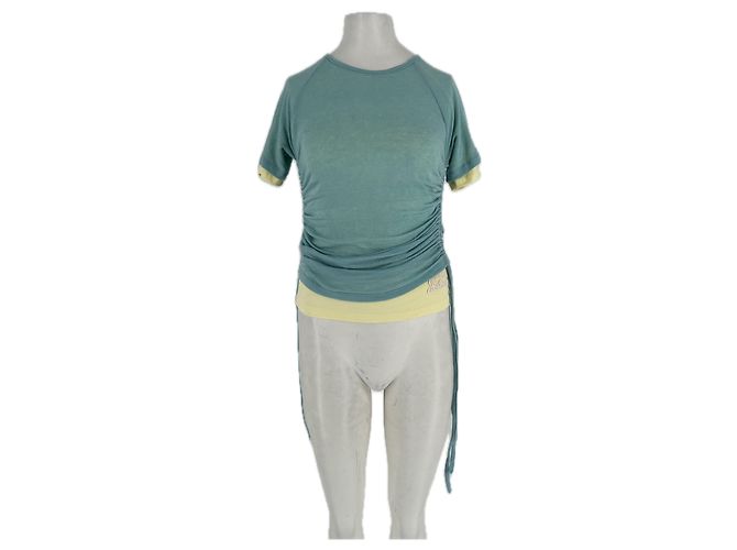 Autre Marque T-shirt verde e gialla