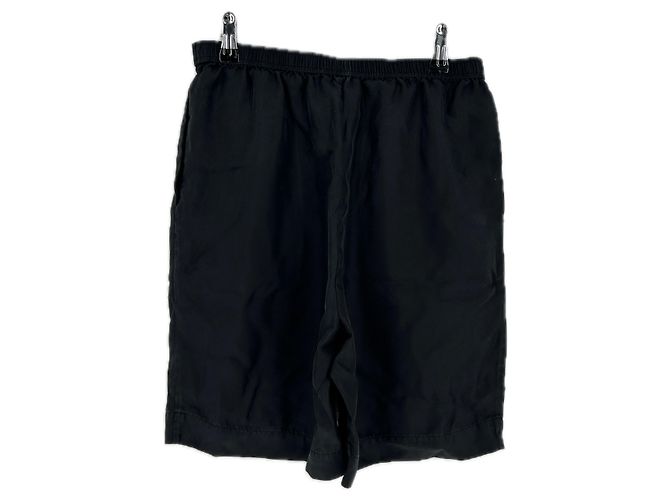 Autre Marque LOULOU STUDIO Zinia Shorts Schwarz Seide