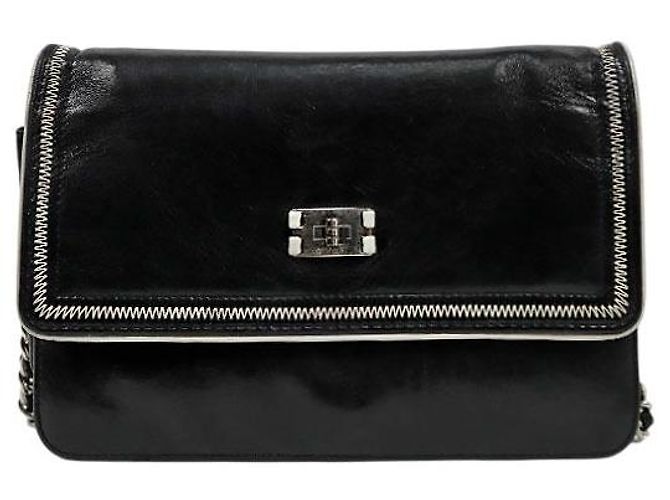 Chanel WOC Crossbody-Tasche Schwarz 