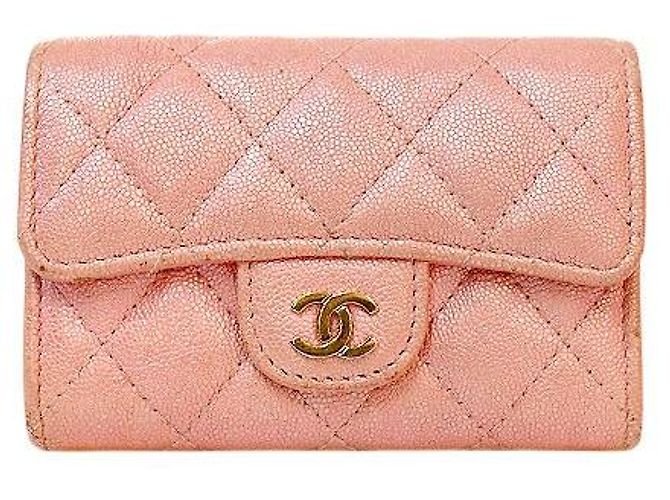 Chanel Tarjetero Classic Rosa