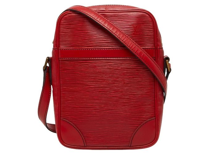 Bolso de hombro Louis Vuitton Epi Danube Roja