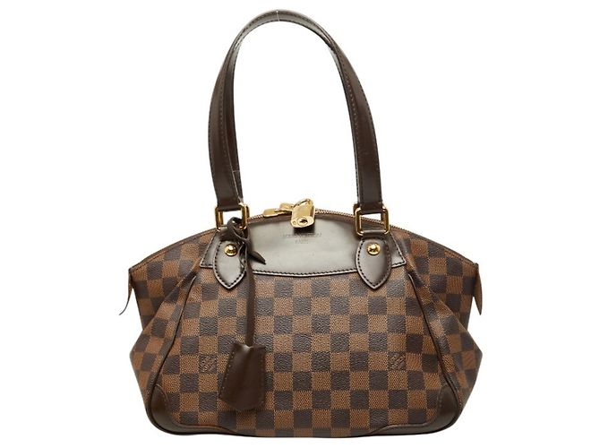 Sac à main Louis Vuitton Damier Verona PM Marron