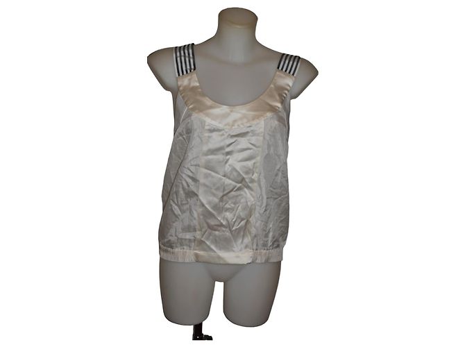 Philosophy Di Alberta Ferretti Top de seda blanco