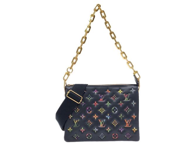 Borsa a tracolla Louis Vuitton Coussin PM M21353 Blu navy