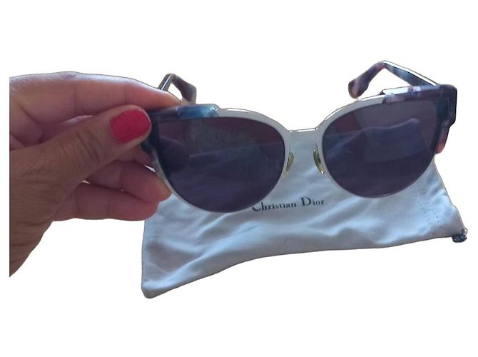 Gafas de sol Christian Dior Wildly Dior Blanco Azul Púrpura