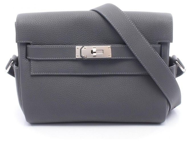Hermès Bolsa de ombro Hermes Kelly Messenger PM Marrom