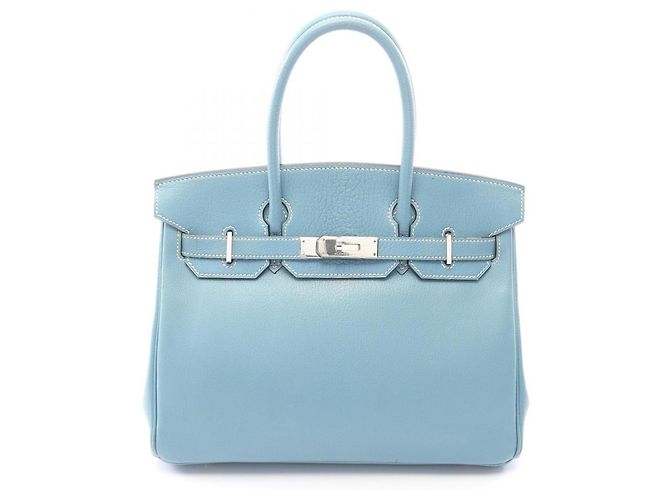Hermès Sac à main Hermes Birkin 30 Bleu