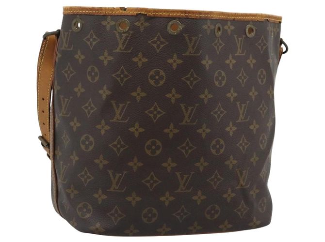 LOUIS VUITTON Bolsa de Ombro Monogram Petit Noe M42226 LV Auth 194351 Monograma