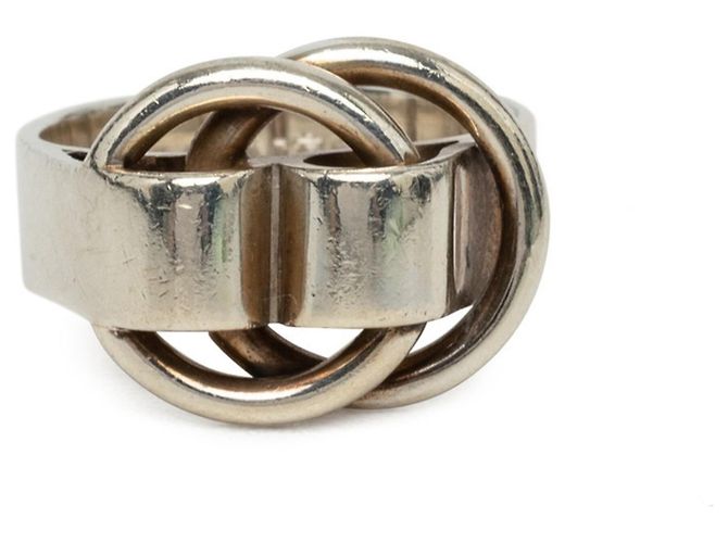 Hermès Hermes Deux Ano Band Ring 