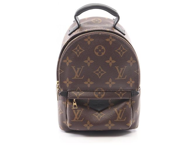 Louis Vuitton Palm Springs Mini Backpack Brown Black Monogram