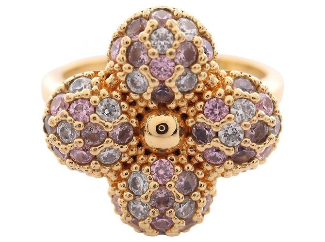 Anello Rotondo Louisa Louis Vuitton Rosa D'oro