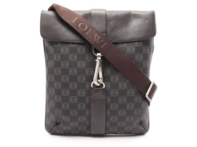 Borsa a tracolla Loewe Anagram Marrone Nero