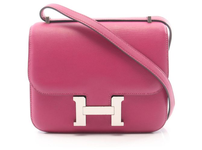 Hermès Hermes Constance 3 Mini Shoulder Bag Rosa Roxo