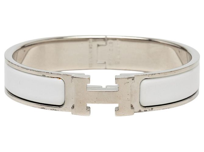 Bracciale Hermès Click H PM Argento Bianco 