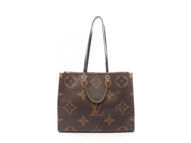 Borsa a tracolla Louis Vuitton OnTheGo GM Marrone