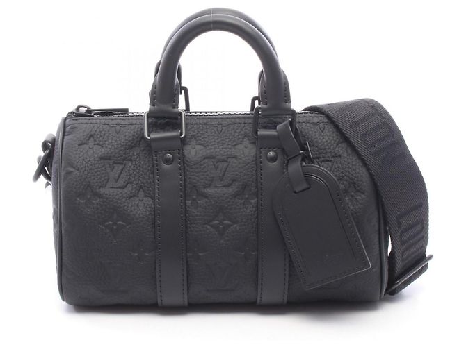 Sac à main Keepall Bandoulière 25 Louis Vuitton Noir