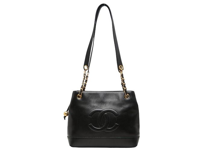 Sac cabas Chanel Coco Mark Chain Noir