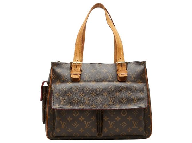 Borsa a tracolla Louis Vuitton Monogram Multipli Cite Marrone Monogramma