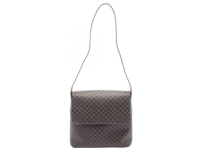 Céline Borsa a tracolla Celine Macadam Marrone Nero