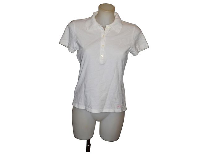 Woolrich Polo bianca in cotone da donna Bianco