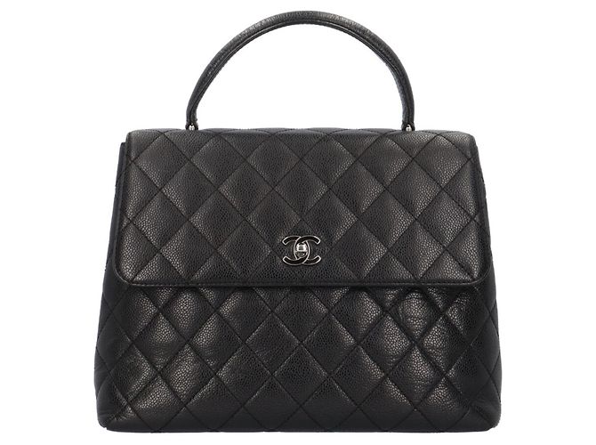 Borsa Chanel Top Handle Matelassé Nero