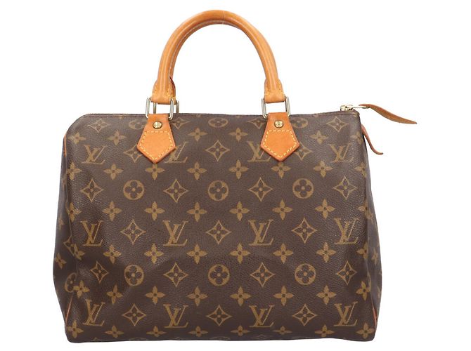 Louis Vuitton Speedy 30 Monogram Handtasche Braun