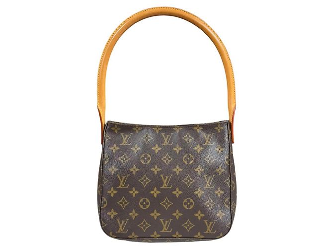 Sac à épaule Louis Vuitton Looping MM Monogram Marron