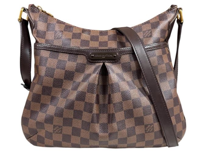 Bolsa de Ombro Louis Vuitton Bloomsbury PM Damier Marrom
