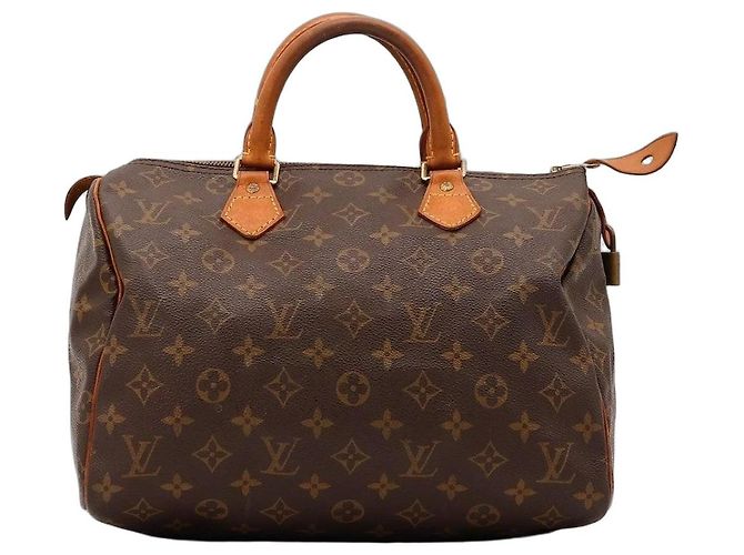 Sac à main Louis Vuitton Speedy 30 Monogram Canvas Marron Monogramme