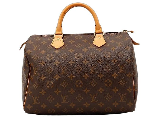 Borsa Louis Vuitton Speedy 30 Monogram Canvas Marrone Monogramma